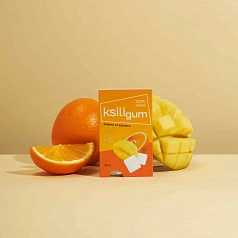Жевательная резинка Ksilibon Gum Манго-апельсин, 12 шт.