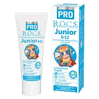 Детская зубная паста R.O.C.S. PRO Junior Сливочный пудинг (от 6 до 12 лет) 60 мл - изображение 1