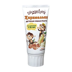 Детская зубная паста ДВАЖДЫ В ДЕНЬ Карамелька (с 2-х лет), 50 мл