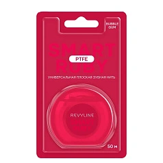 Зубная нить Revyline PTFE Smart Ruby Bubble Gum, 50 м