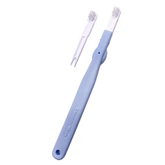 Зубная щетка с подвижным корпусом для миниатюрных пород