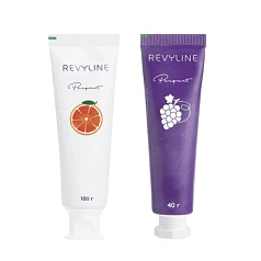 Набор зубных паст Revyline Perfect Сочный грейпфрут 100 г + Спелый виноград 40 г
