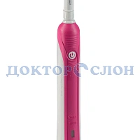 Электрическая зубная щетка Oral-B Pro 750 Crossaction Pink D16.513.U - изображение 5