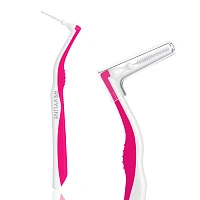 Набор ёршиков Revyline Smart L-type (0,4 мм) розовые, 6 шт