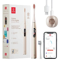 Электрическая зубная щетка Oclean X Pro Digital золотая - изображение 10