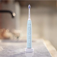 Электрическая щетка Philips Sonicare HX7406/02 Series 6100 Голубая - изображение 4