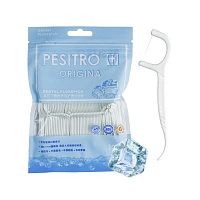 Зубная нить с держателем Pesitro flosser Original, 100шт