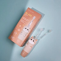 Электрическая зубная щетка Revyline RL 025 Baby Kitty, Beige - изображение 5