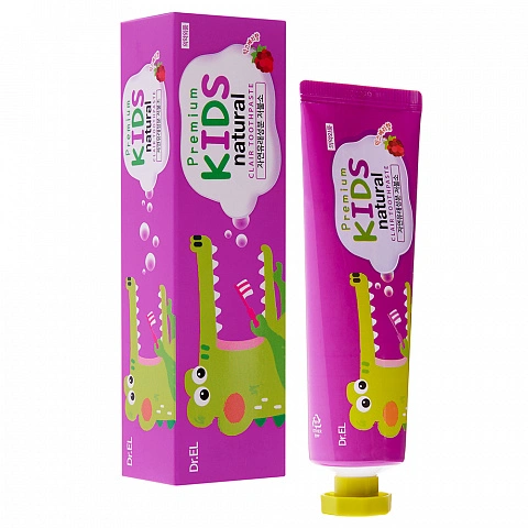 Dr.EL Premium Natural KIDS Clair Toothpaste от 3 лет с фтором, 100 гр - изображение 1