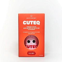 Зубная паста White Secret Cuteq Strawberry, 100 мл