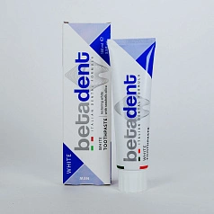 Зубная паста Betadent White, 100 мл