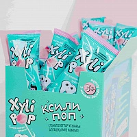 Леденец на палочке Miradent XyliPOP (клубника), 50 шт