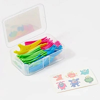 Детская зубная нить с держателем Beiber, 55 шт - изображение 2