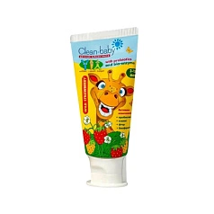 Зубная паста Clean Baby Лесная земляника (от 3 до 12 лет), 50 мл