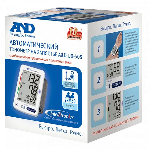 Тонометр A&D UB-505 - изображение 5
