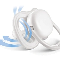Соска-пустышка AVENT Ultra Air ночная 0-6мес (2 шт) SCF376/12 - изображение 4