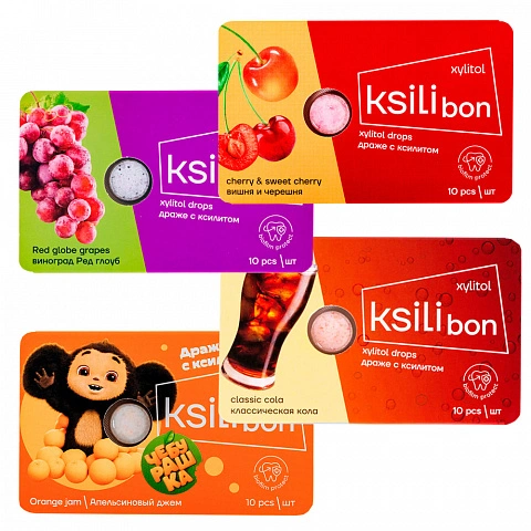 Драже Ksilibon Drops Апельсиновый джем, 10 шт. - изображение 2