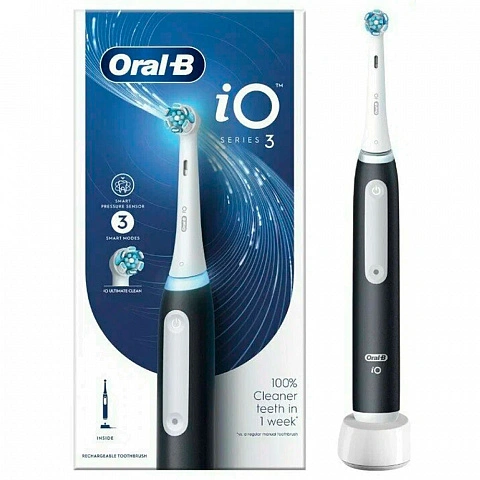 Электрическая зубная щетка Oral-B iO Series 3 Black - изображение 1