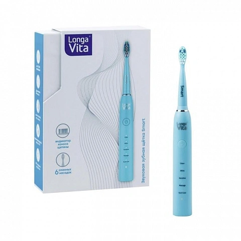 Электрическая зубная щетка Longa Vita B1R Smart голубая - изображение 1