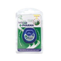 Зубная нить Foramen Hilo Dental Floss Pharma с алоэ вера, 50 м