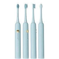 Набор из 2 электрических зубных щеток Revyline RL 075 DUO Limpet shell + Lime cream - изображение 2