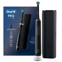 Электрическая зубная щетка Oral-B Pro 3 3500 Cross Action Black