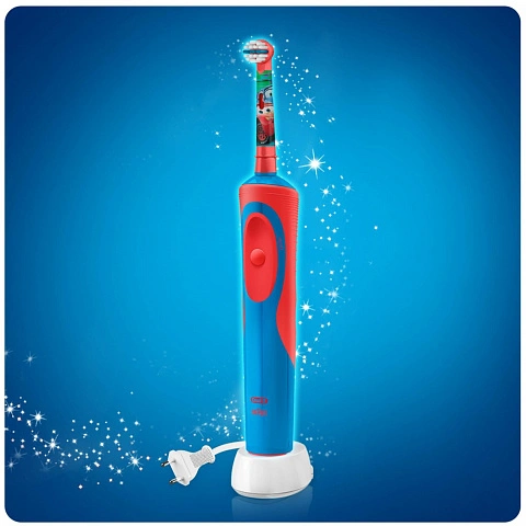 Электрическая зубная щетка Oral-B Cars Vitality Kids D12.513K (с 3-ех лет) - изображение 5