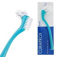 Щетка для ухода за зубными протезами Curaprox