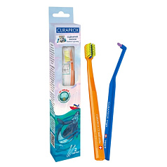 Набор зубных щеток Curaprox Set Серый кит