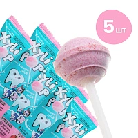 Леденец на палочке Miradent XyliPOP (клубника), 5 шт - изображение 1