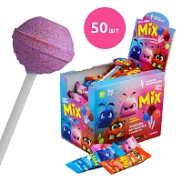 Леденецы на палочке Xylitol Lollipop MIX клубника/черника/кола, 50 шт - изображение 1