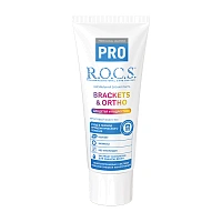 Зубная паста R.O.C.S. PRO Brackets & Ortho, для детей и подростков, 74гр