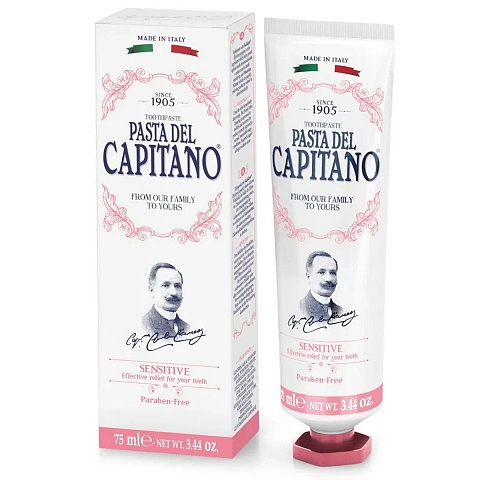 Зубная паста Pasta Del Capitano Sensitive (для чувствительных зубов), 75 мл - изображение 1