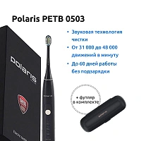 Электрическая зубная щетка Polaris PETB 0503, черная - изображение 2
