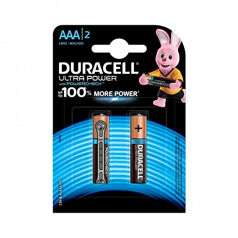 Батарейки DURACELL UltraPower AAA (2 шт) - изображение 1
