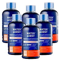 Набор жидкостей для ирригатора Waterdent Антибактериальный комплекс, 6 шт
