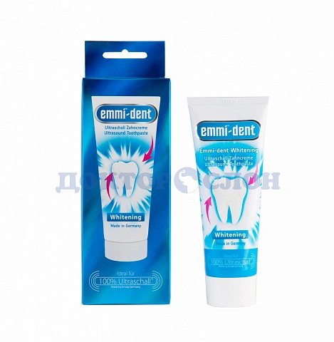 Зубная паста Emmi-Dent Whitening для ультразвуковых щёток, 75 мл - изображение 1