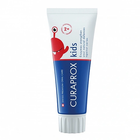 Зубная паста CURAPROX Kids 950 со вкусом клубники (с 2 лет) - изображение 1