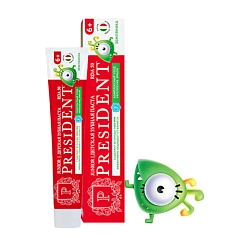 Зубная паста President Земляника (с 6-ти лет), 70 гр