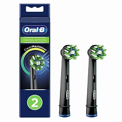 Насадки Braun Oral-B CrossAction EB50-2 Black 2 шт.