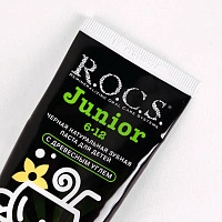 Зубная паста R.O.C.S. Junior BLACK Кокос и ваниль (от 6 до 12 лет), 60 мл - изображение 7
