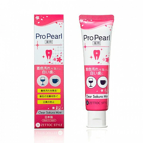 Зубная паста ProPearl отбеливающая, вкус сакура-мята, 100 гр - изображение 1