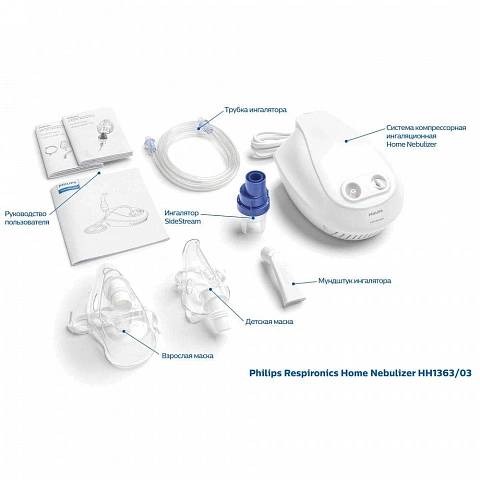 Ингалятор Philips Respironics Home Nebulizer HH1363 - изображение 5