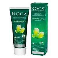 Зубная паста R.O.C.S. Двойная Мята, 74 гр - изображение 1