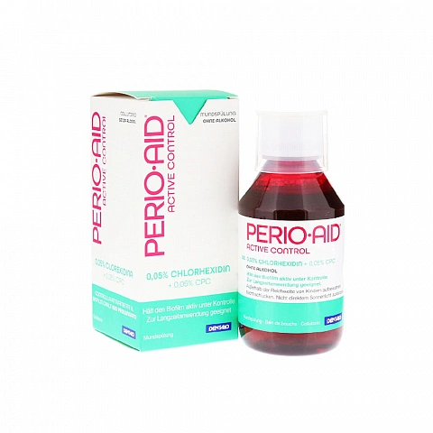 Dentaid Perio-aid Active control, хлоргексидин 0,05% 150 мл - изображение 1