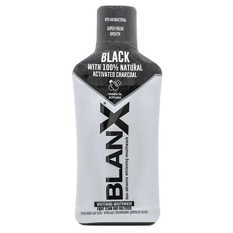 Ополаскиватель Blanx Black с древесным углём, 500 мл - изображение 1