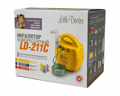 Ингалятор Little Doctor LD-211C (желтый) - изображение 4