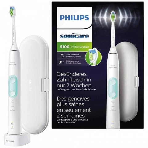 Электрическая зубная щетка Philips Sonicare HX6857/11 ProtectiveClean 5100 - изображение 1