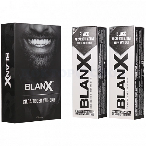 Набор зубных паст Blanx Black - изображение 1