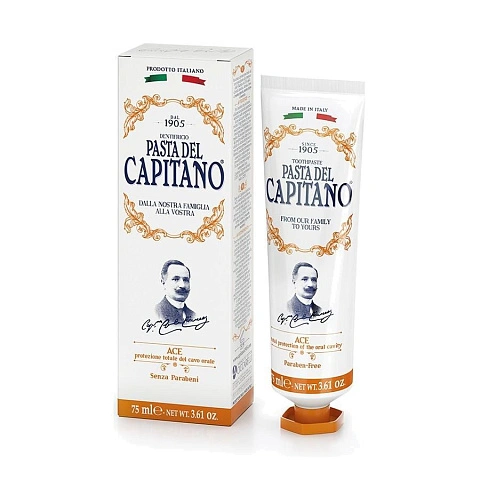 Зубная паста Pasta Del Capitano ACE (с витаминами A,C,E), 75 мл - изображение 1
